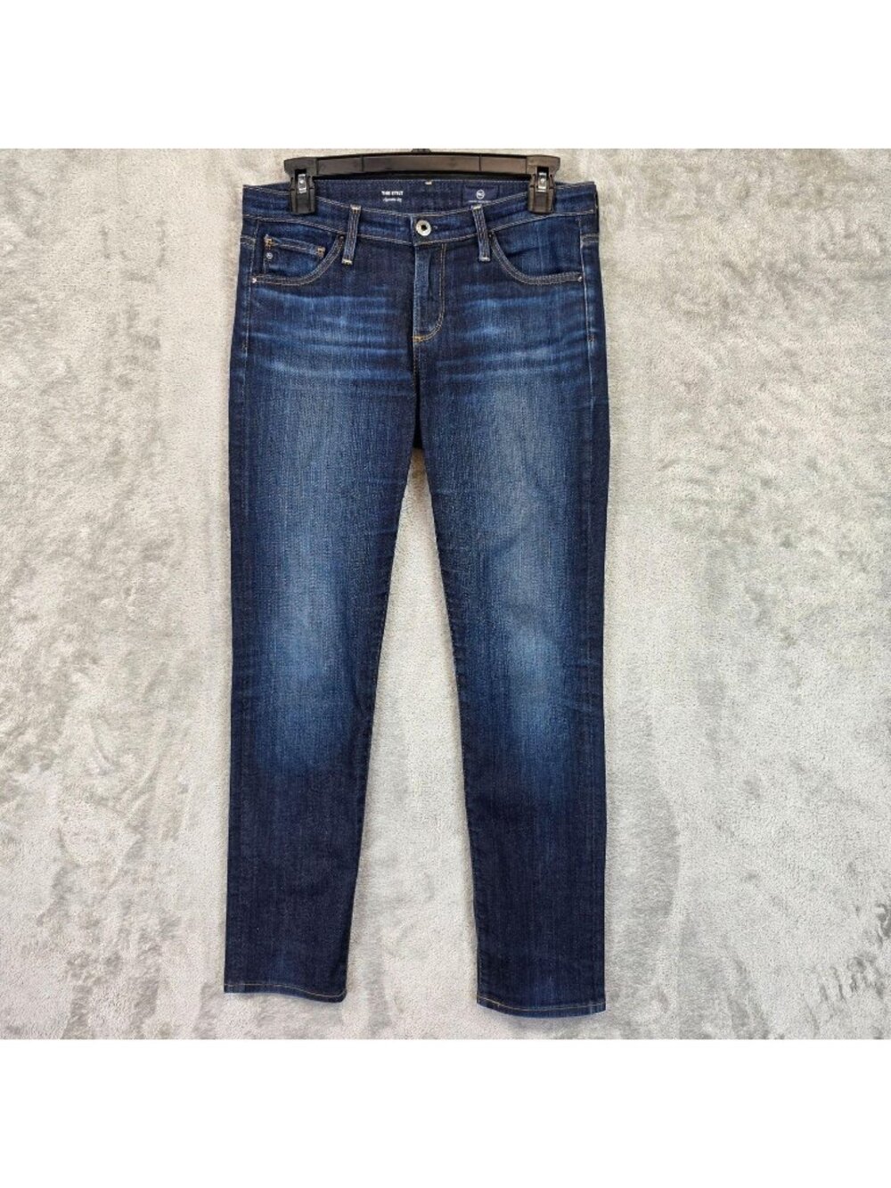 AG Adriano Goldschmied The Stilt Jeans Womens 27R Blue Med Wash Cigarette Leg